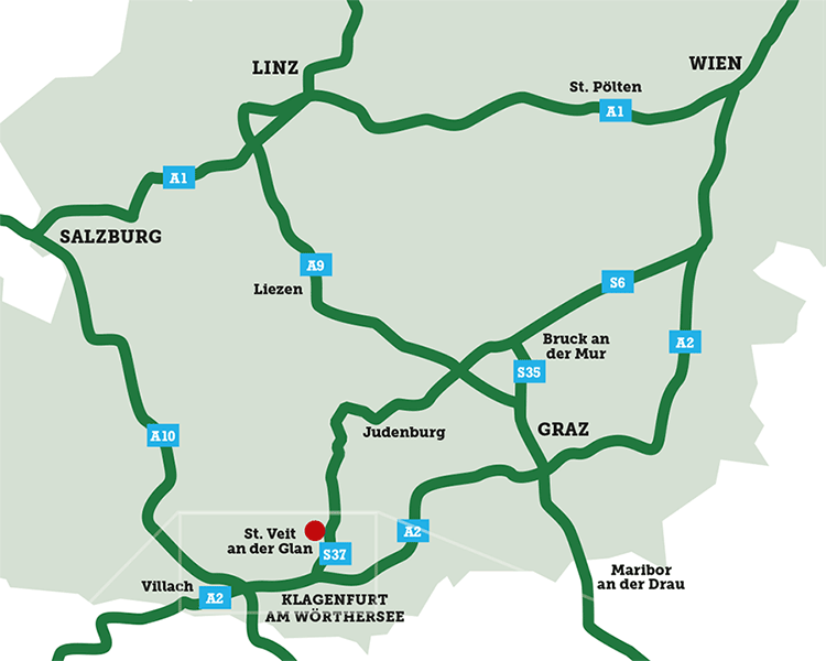 Anfahrtsplan zum Schloss Frauenstein